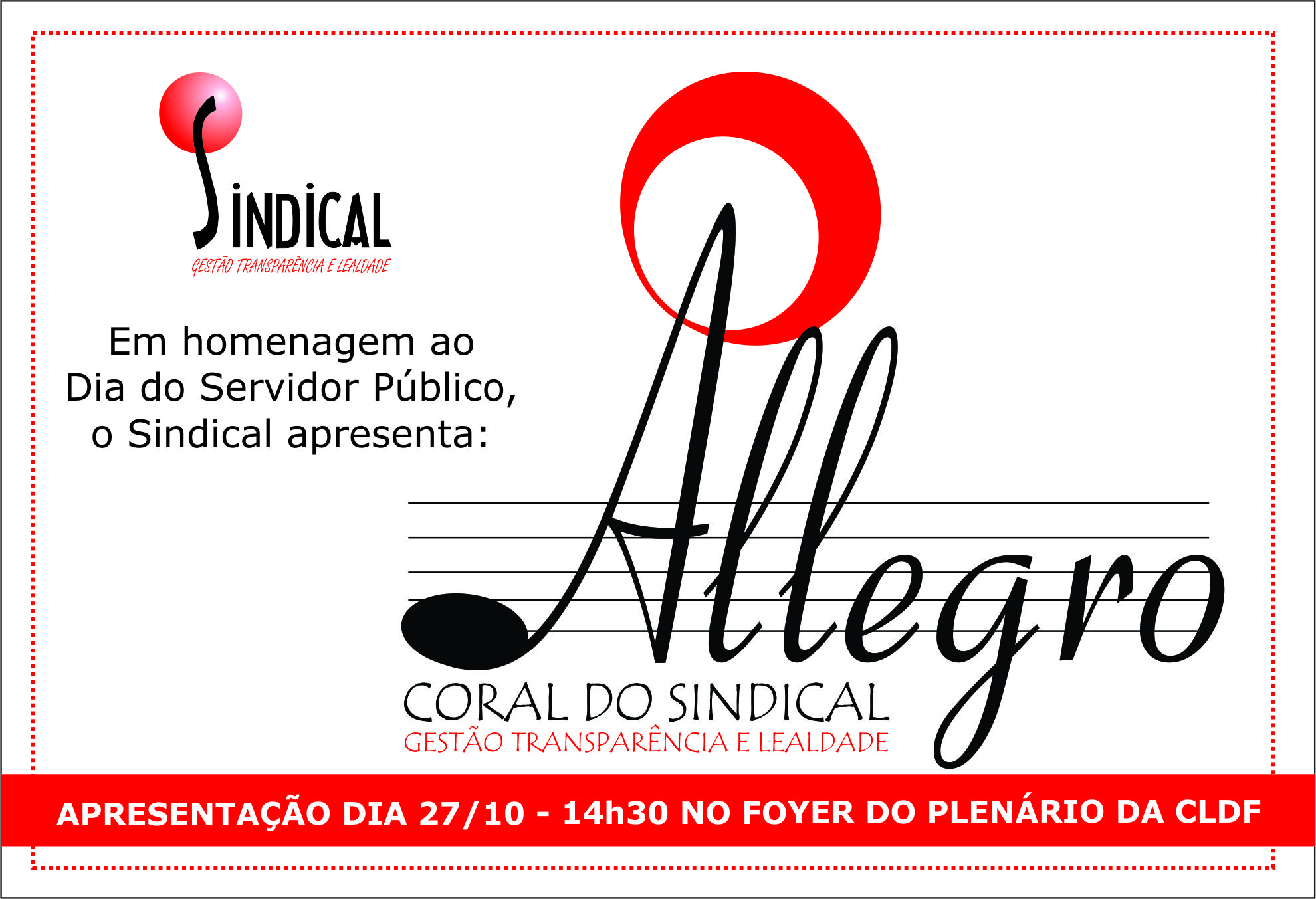 Leia mais sobre o artigo Amanhã tem apresentação do Allegro!