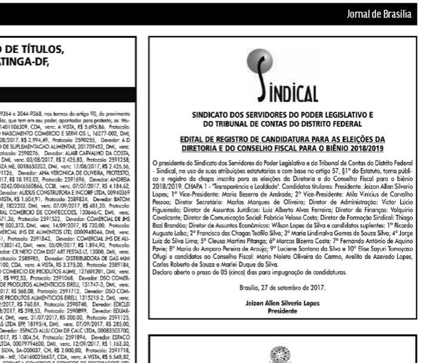Leia mais sobre o artigo Termina prazo para registro de candidaturas para as eleições do Sindical