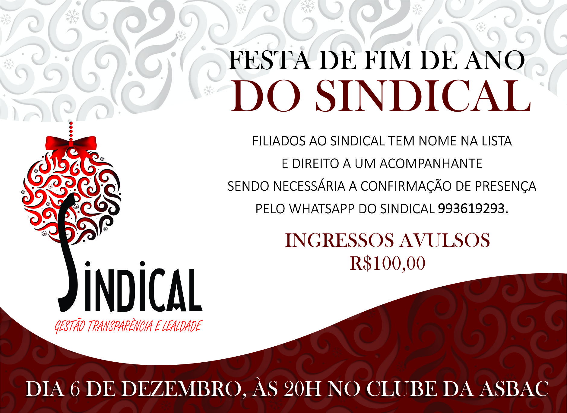 Leia mais sobre o artigo CONFRATERNIZAÇÃO DO SINDICAL