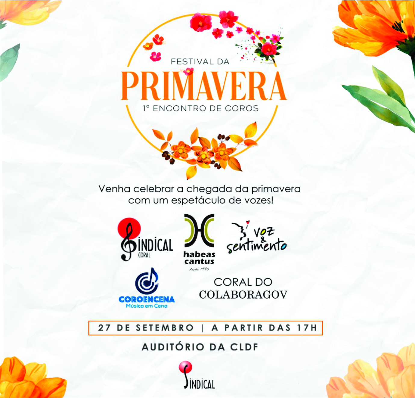 Leia mais sobre o artigo “Festival da Primavera: 1º Encontro de Coros”